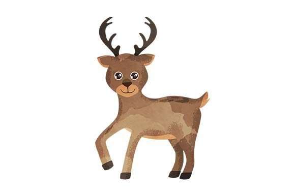 15032024CF12.jpg Cute Deer - Watercolor