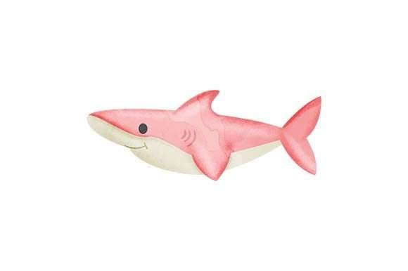 15032024CF13.jpg Cute Pink Shark - Watercolor