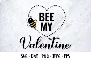 15032024CF63.jpg Bee My Valentine SVG. Funny Valentines
