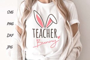 15032024CF95.jpg Hoppy Teacher Easter Svg Sublimation Png