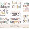 Hippie svg, Baby Girl svg Bundle, Newborn svg, Boho svg, Retro svg, Baby Girl png, Baby Girl Onesie svg, Minimalist svg, Groovy svg