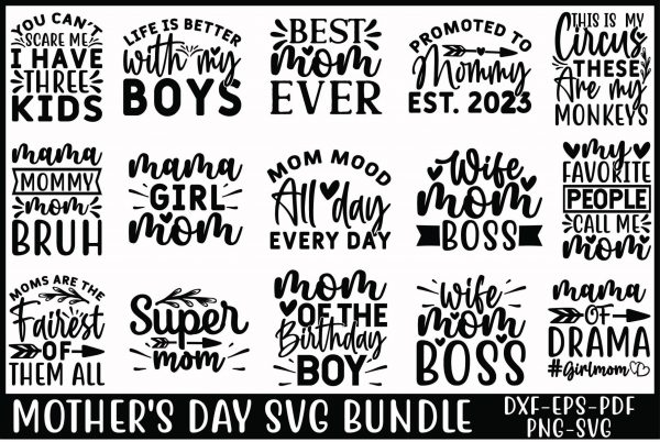 Mom SVG Bundle