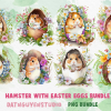 Easter Day Bundle PNG, Hamster Easter