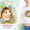 Easter Day Bundle PNG, Hamster Easter
