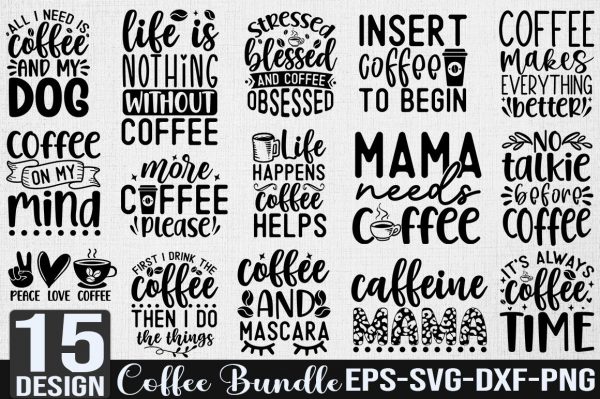 Coffee SVG Bundle