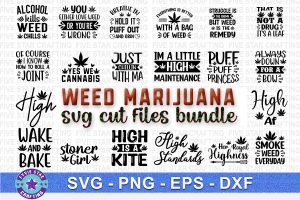Weed Marijuana SVG Bundle