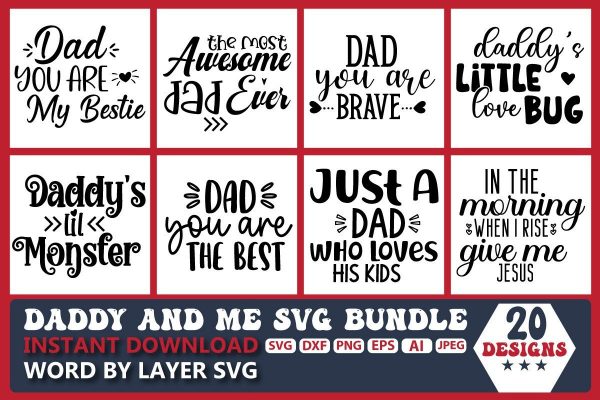 4042023CF144.jpg Daddy and Me SVG Bundle Vol.2