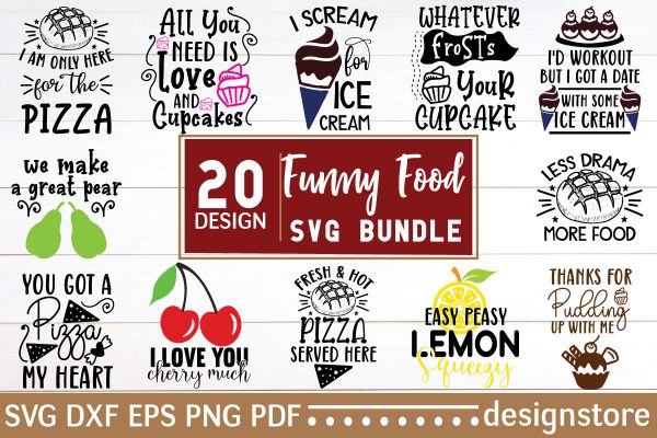 Funny Food SVG Bundle