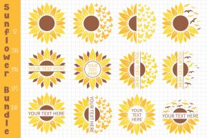 4042023CF52.jpg Sunflower Bundle Svg, Sunflowers Svg