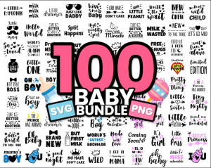 4042023CF73.png Baby SVG Bundle, Onesie svg, 1OO Baby onesie svg
